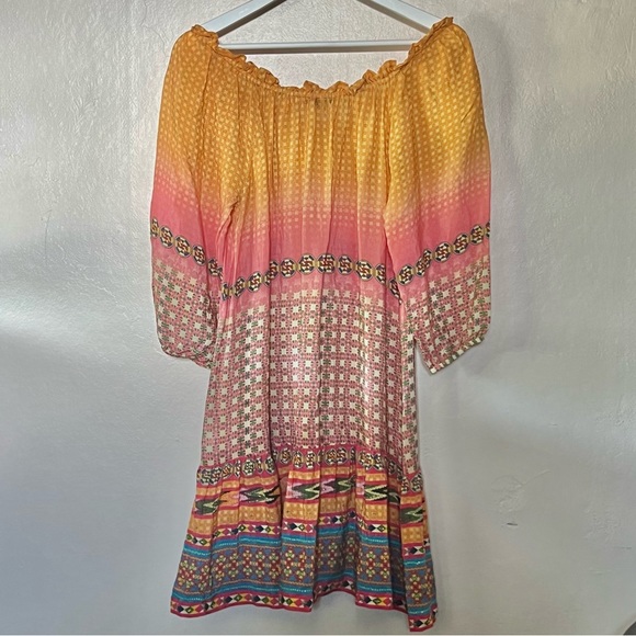 Beautiful Tanvi Kedia Printed Boho Dress XS - Picture 4 of 10